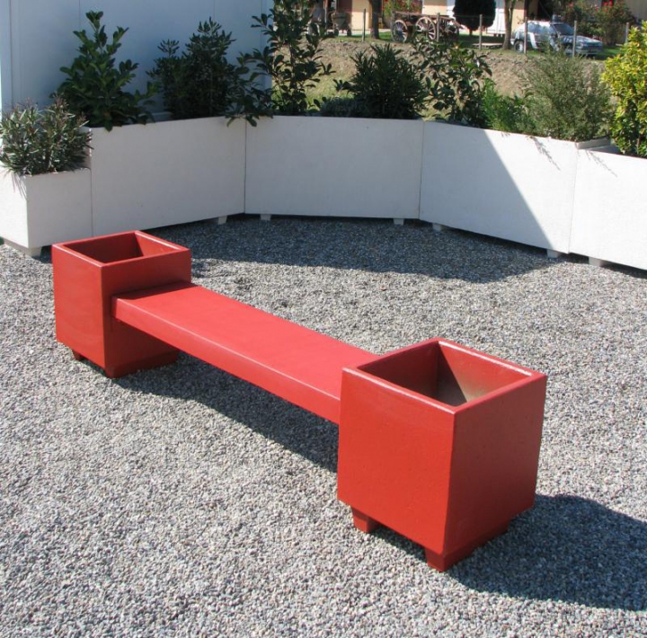 Banquette Anémone Couleur Rouge